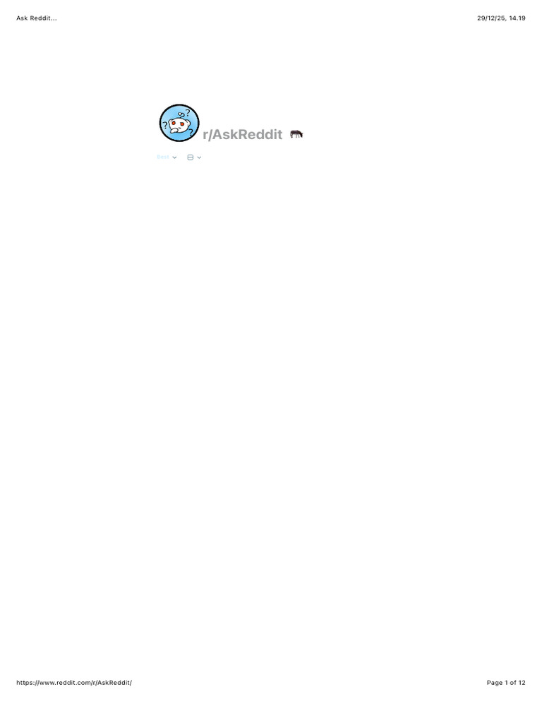 Ask Reddit... | PDF