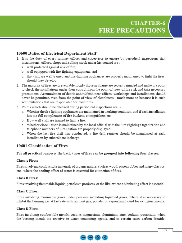 Fire Safety Guidelines for Railways | PDF | Fires | Electrical Wiring