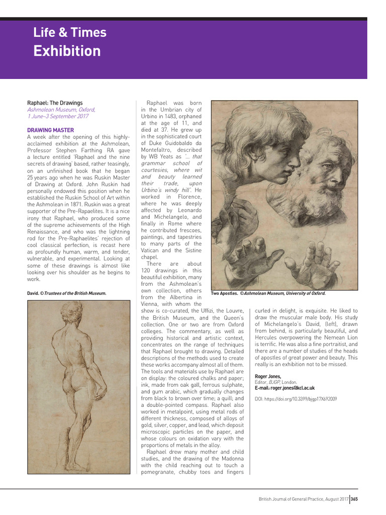 Raphael's Drawings Exhibition Overview | PDF | Raphael