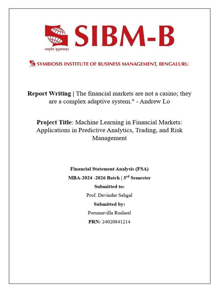 Rusheel 24020841214 Topic 20 Individual Project FSA | PDF | Efficient ...