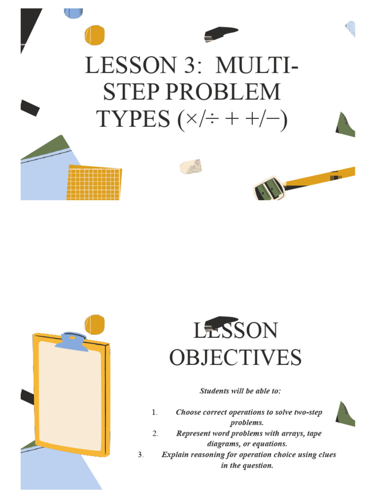 Math 4th Grade Week 4 Lesson 3 | PDF