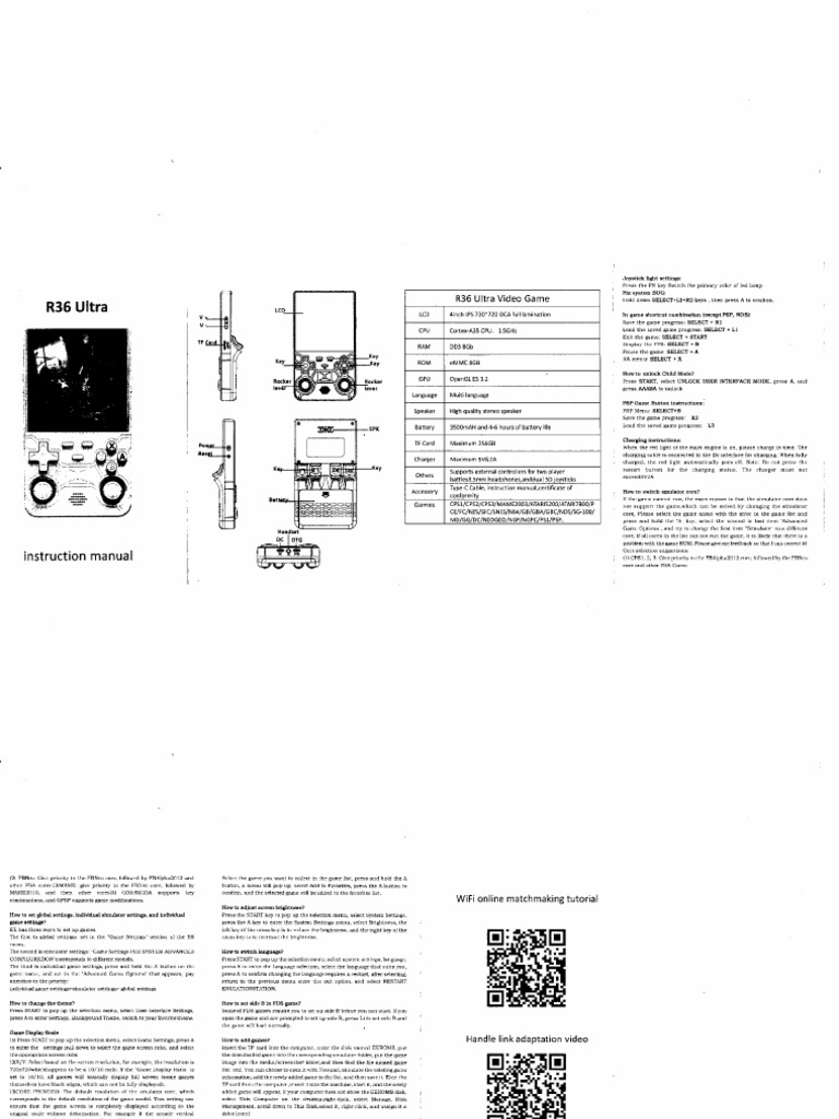 Manual r36 Ultra | PDF