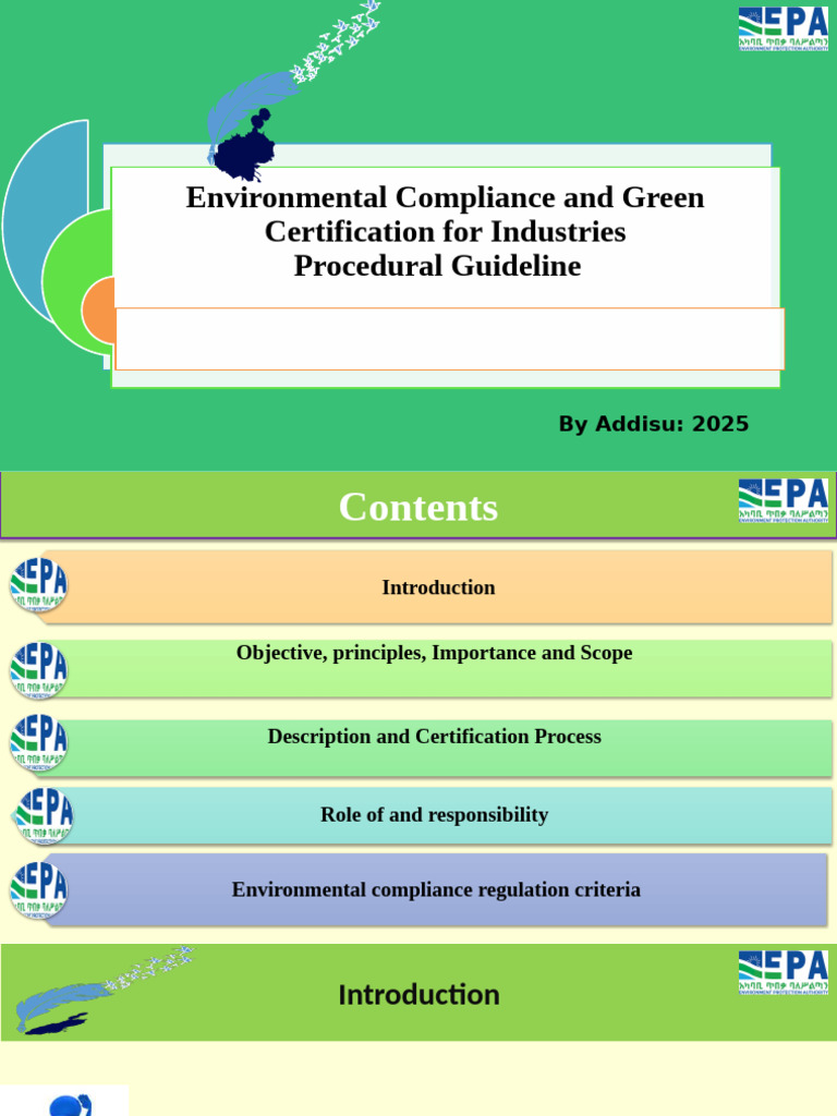 Environmental Compliance Certification Guide | PDF | Regulatory ...