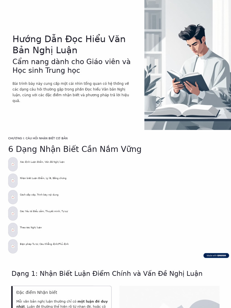 Huong Dan DJoc Hieu Van Ban Nghi Luan | PDF