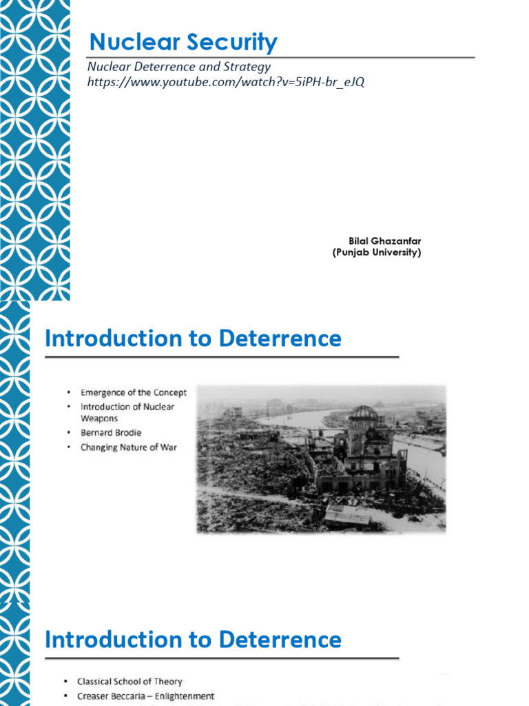 Nuclear Deterrence and Security Strategies | PDF