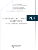Administracion y Direccion de Empresas Teoria y Ejercicios Resueltos - Eduardo Perez Gorostegui