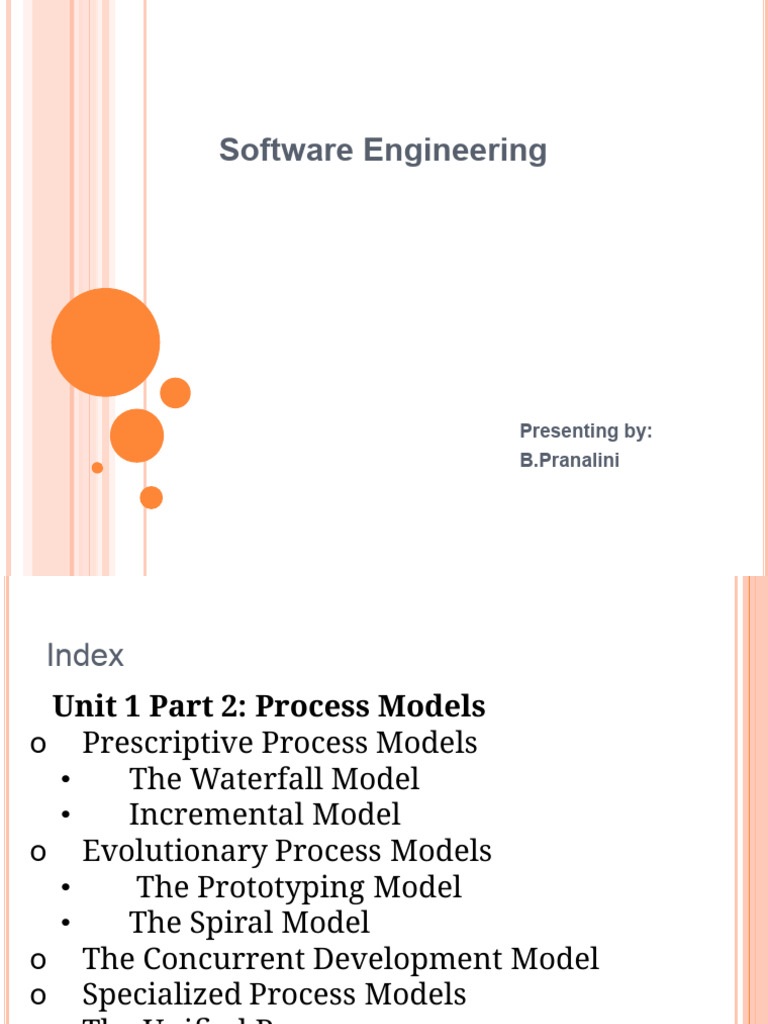 Overview of Software Process Models | PDF | Agile Software Development ...