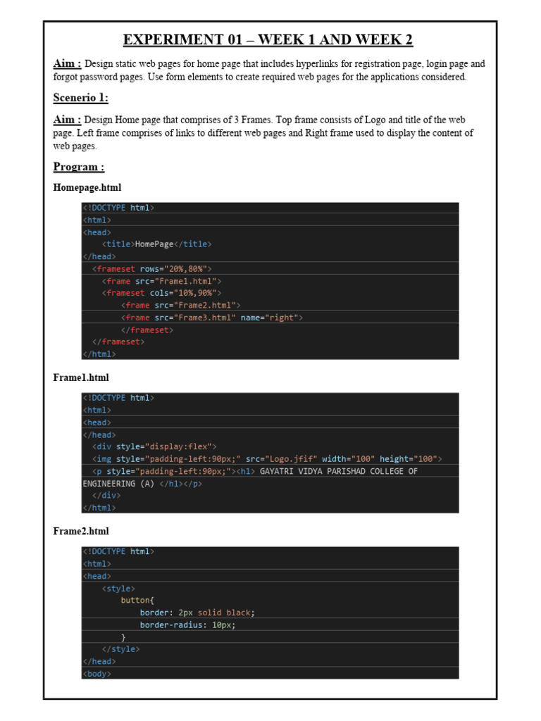 Static Web Page Design Overview | PDF | World Wide Web | Internet & Web