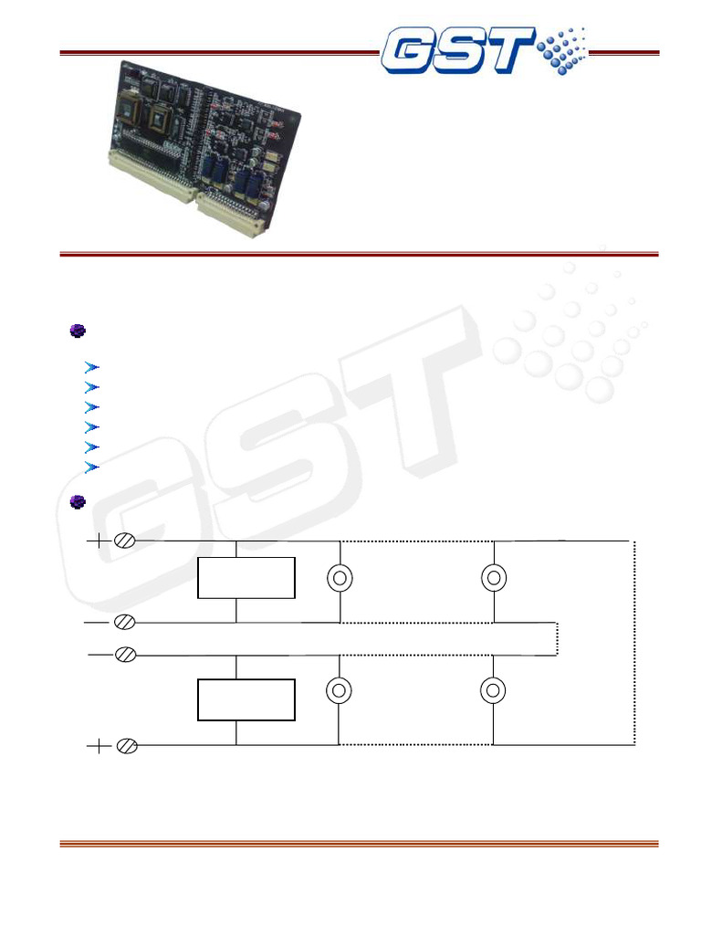 GST-IFP8 Loop Expansion Card Specs | PDF