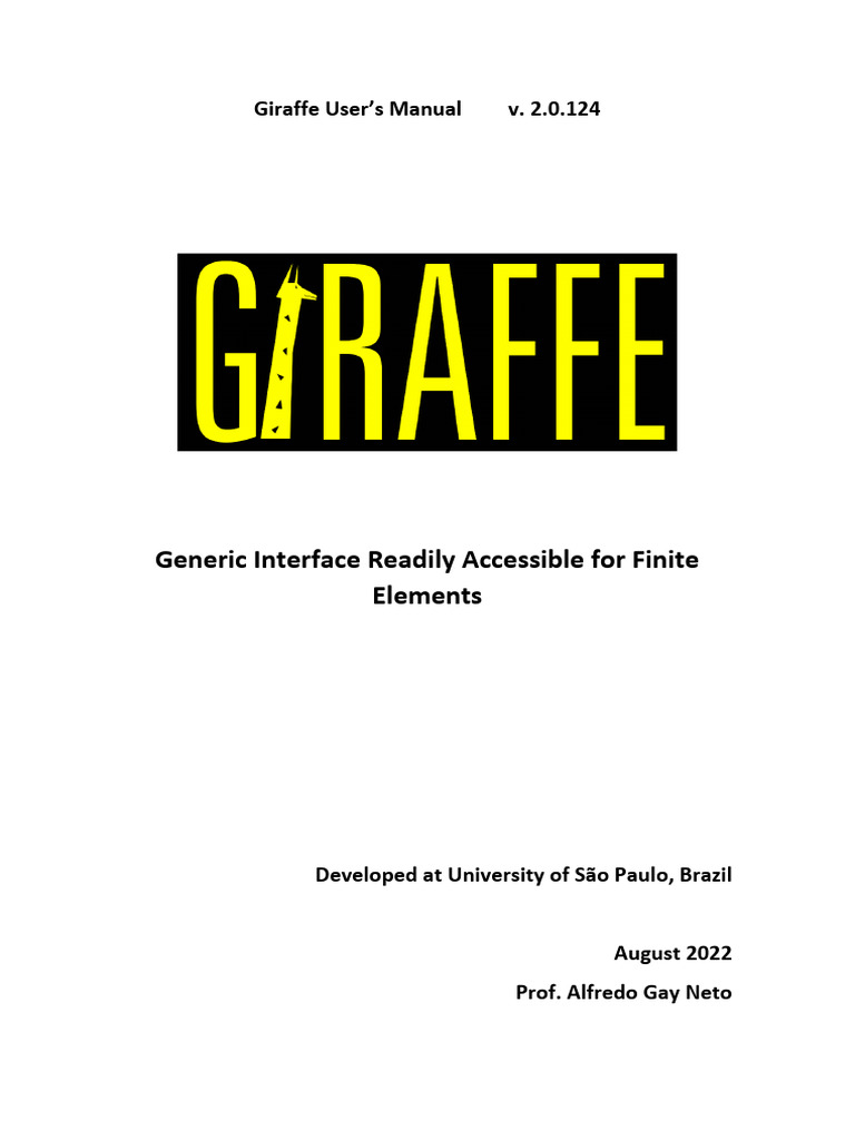 Giraffe User's Manual v2.0.124 | PDF | Computer File | Directory ...