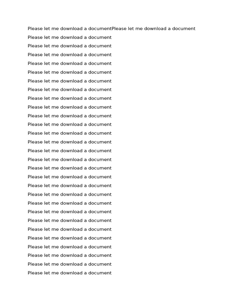 Document Download Request | PDF
