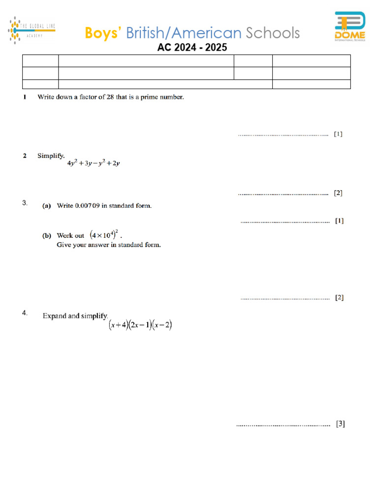 Class Test 2 | PDF