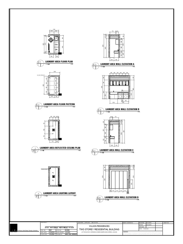 Wilson Residence Interior Detailing 10.04-Laundry | PDF | Design | Real ...