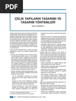 Çeli̇k Yapilarin Tasarimi Ve Tasarim Yöntemleri̇