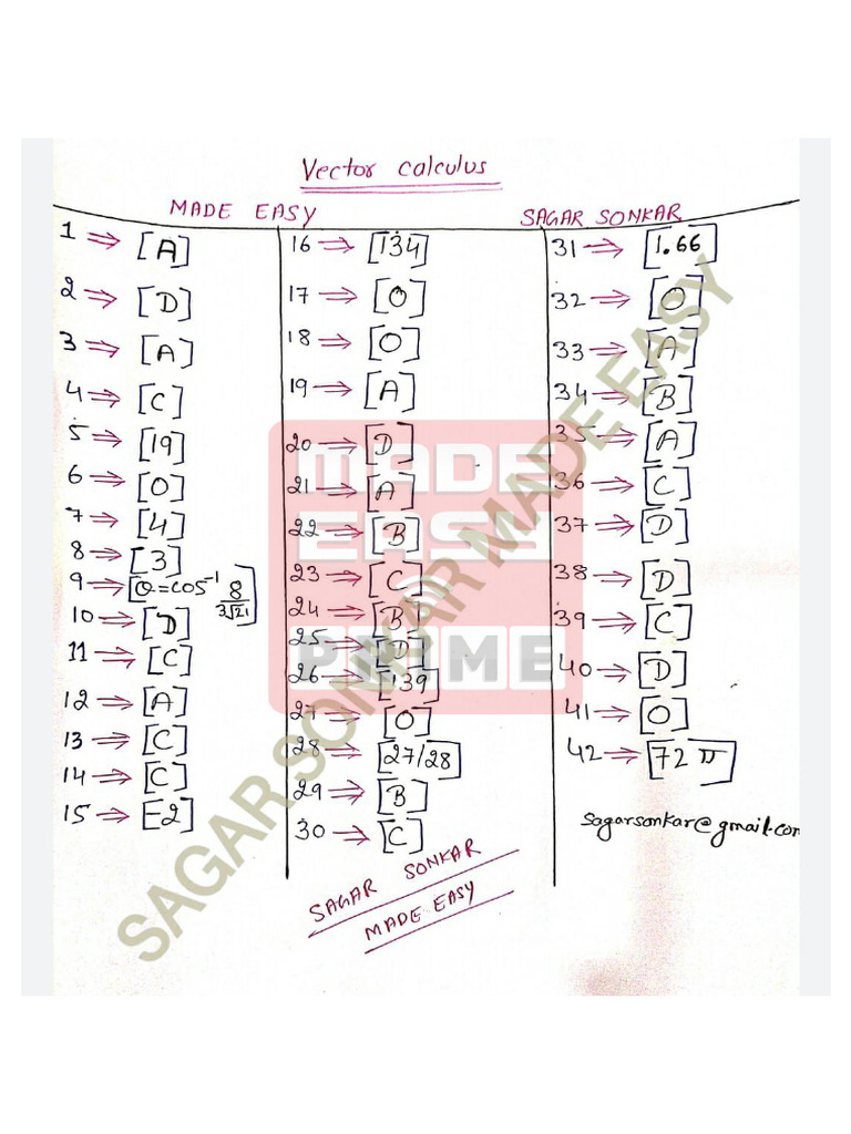 246544Vector Ans Key SS Sir-converted | PDF