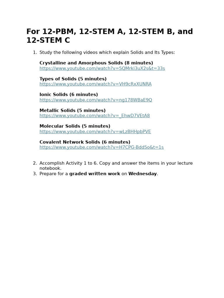 General Instructions | PDF