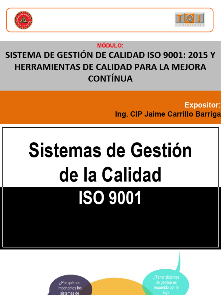 ISO 9001:2015 y Mejora Continua en Calidad | PDF | Calidad (comercial ...
