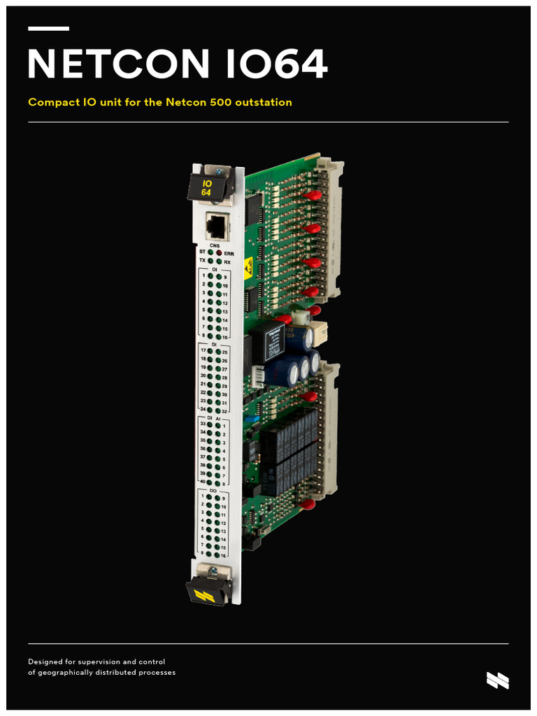 Netcon IO64: Compact I/O Module | PDF | Electrical Engineering ...