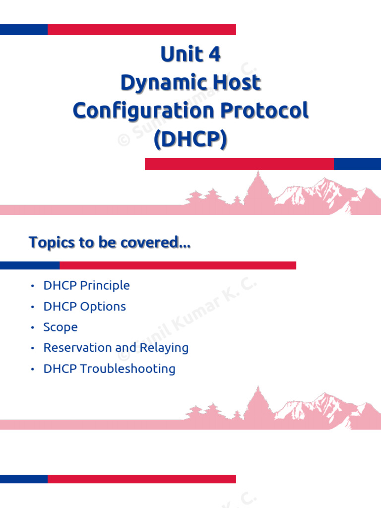 Understanding DHCP: Principles & Configuration | PDF | Ip Address ...