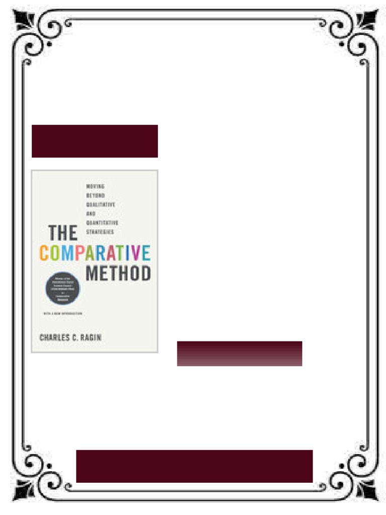 The Comparative Method Moving Beyond Qualitative and Quantitative ...