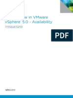 Whats New VMware Vsphere 50 Availability Technical Whitepaper