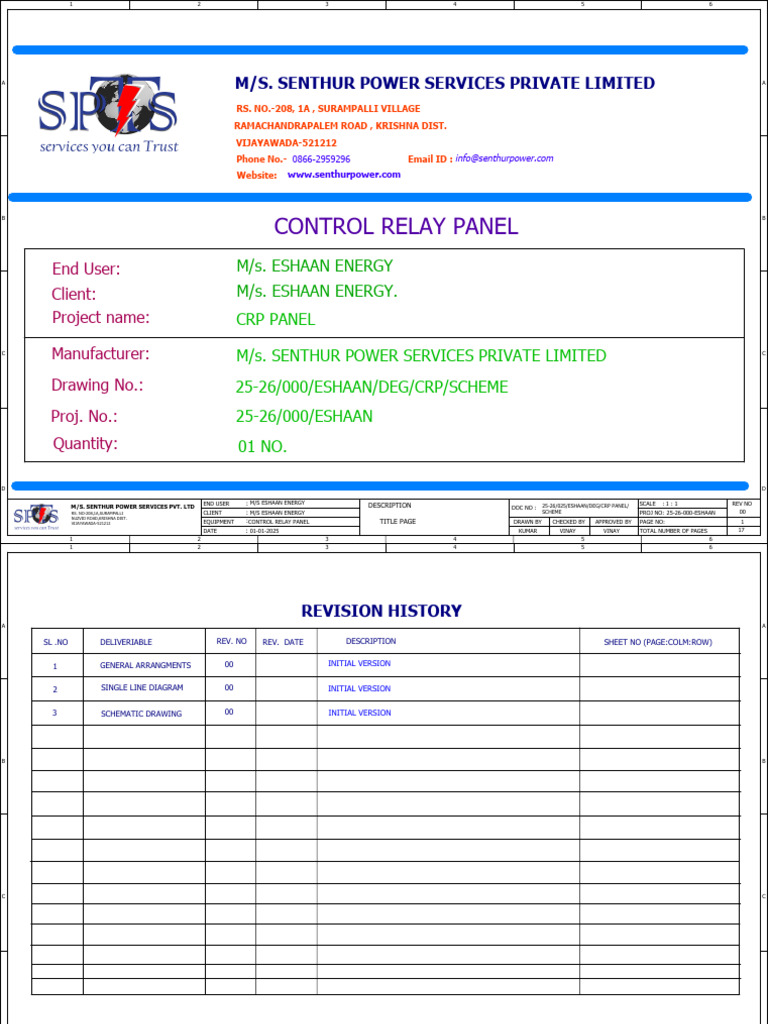 Control Relay Panel Documentation | PDF | Electrical Wiring | Mains ...