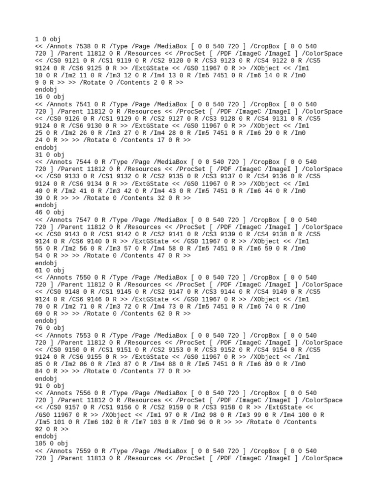 PDF Document Structure Overview | PDF