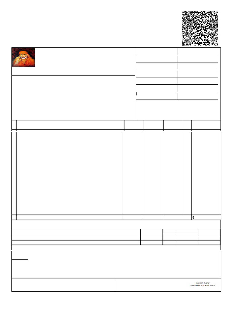 Tax Invoice for Palm Fatty Acid | PDF | Invoice | Taxes