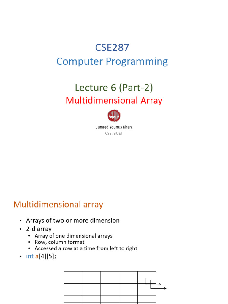 CSE287 LectureSlide06-Part2 | PDF | Computer Science | Computer Programming
