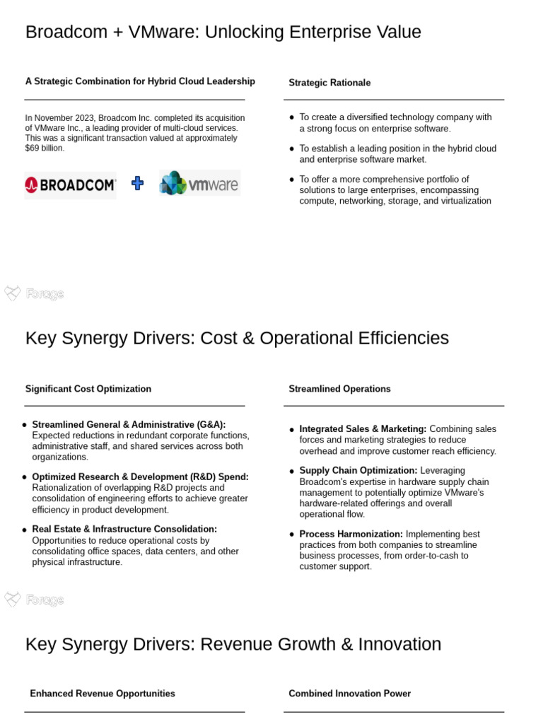 Broadcom VMware Acquisition Benefits | PDF | Cloud Computing | V Mware
