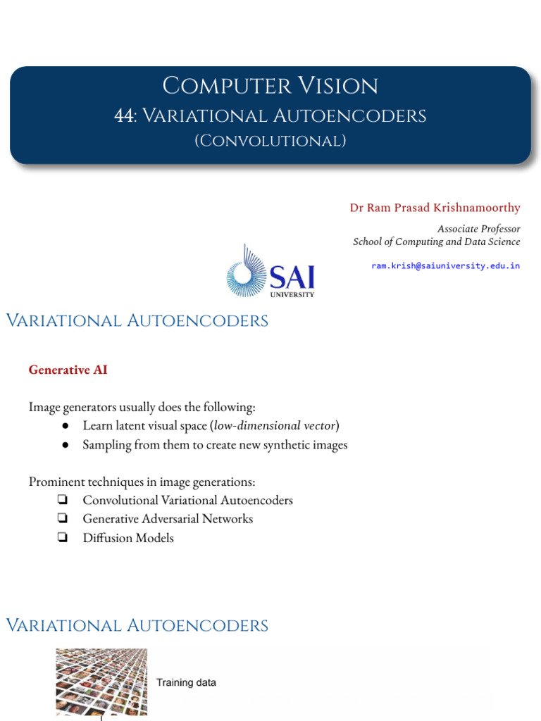 Understanding Variational Autoencoders | PDF | Statistical Analysis ...