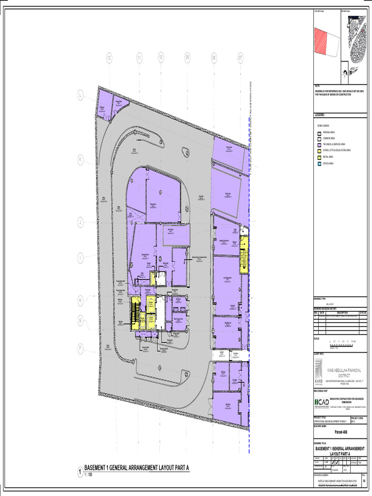 Basement 1 Layout Plan Details | PDF