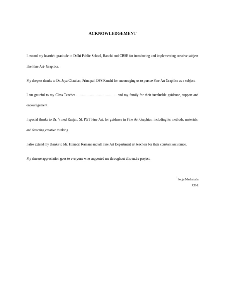 PPR 5. Acknowledgement | PDF
