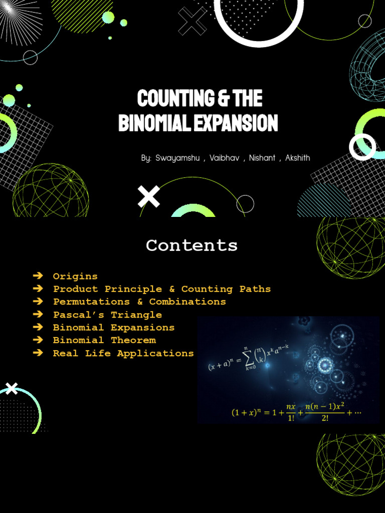 Binomial Expansion and Counting Methods | PDF | Mathematics | Discrete ...