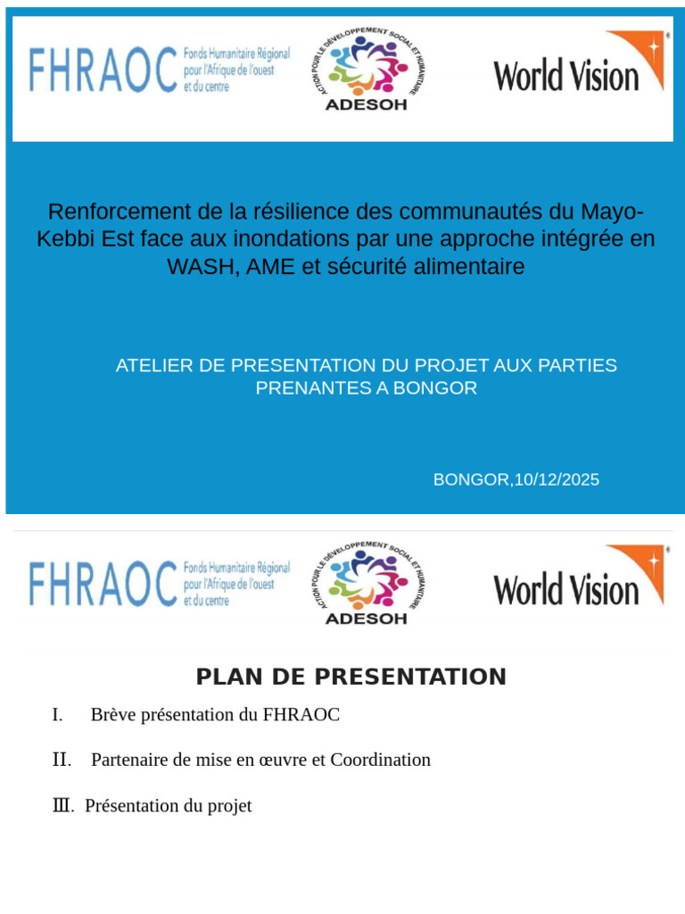 Résilience des Communautés au Mayo-Kebbi Est | PDF | Sécurité ...