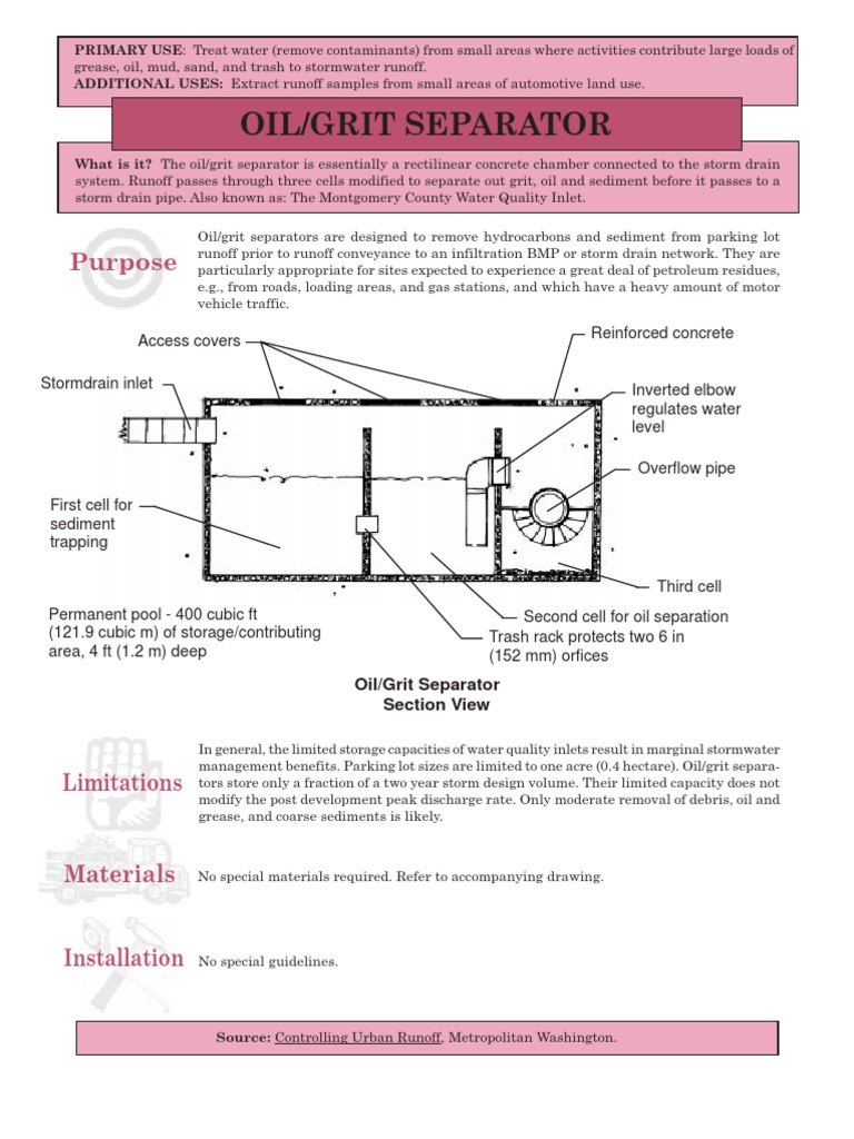 Oil Grit Separator Storm Drain Environmental Engineering