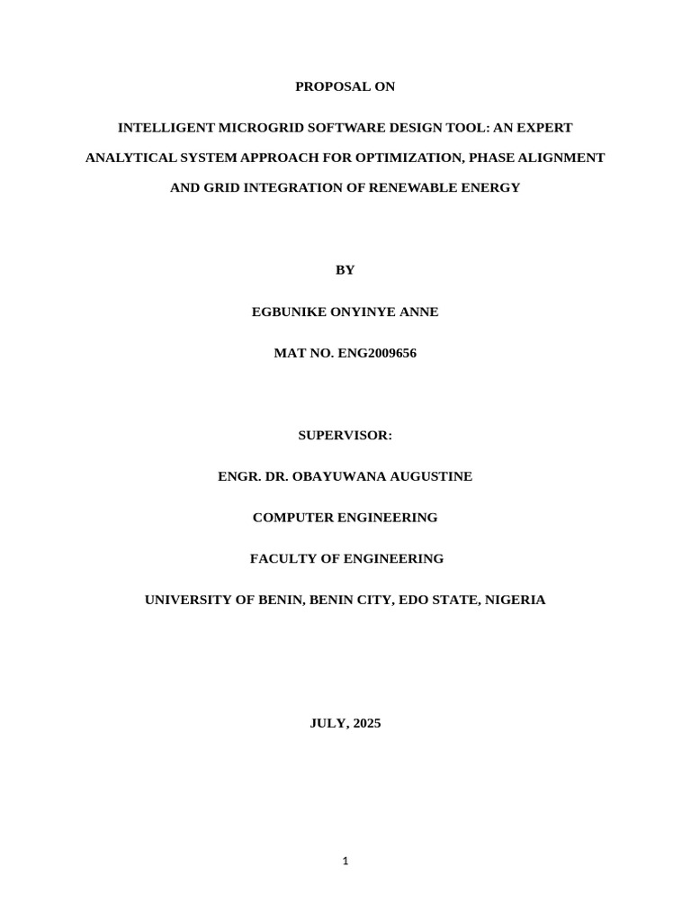 Intelligent Microgrid Software Design Tool | PDF | Distributed ...