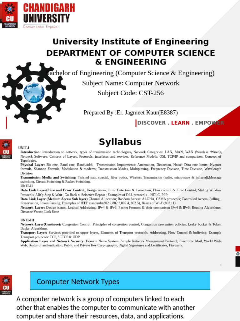 Computer Networks: Types & Protocols Overview | PDF | Duplex ...
