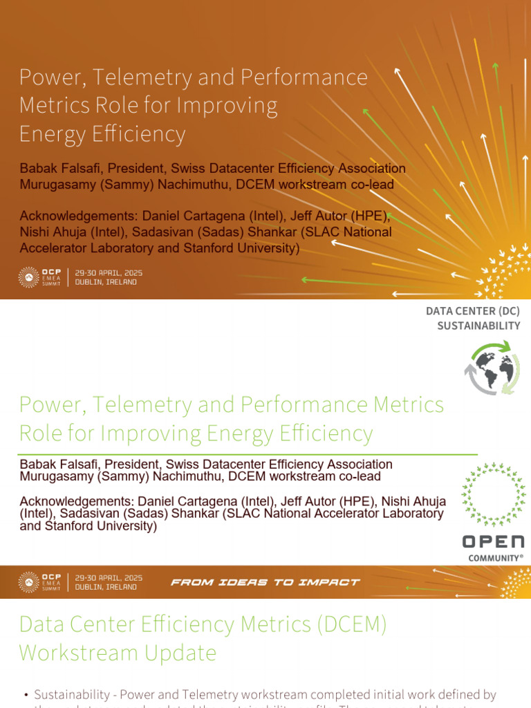 6515 - Power- Telemetry and Performance Metrics Role for Improving ...