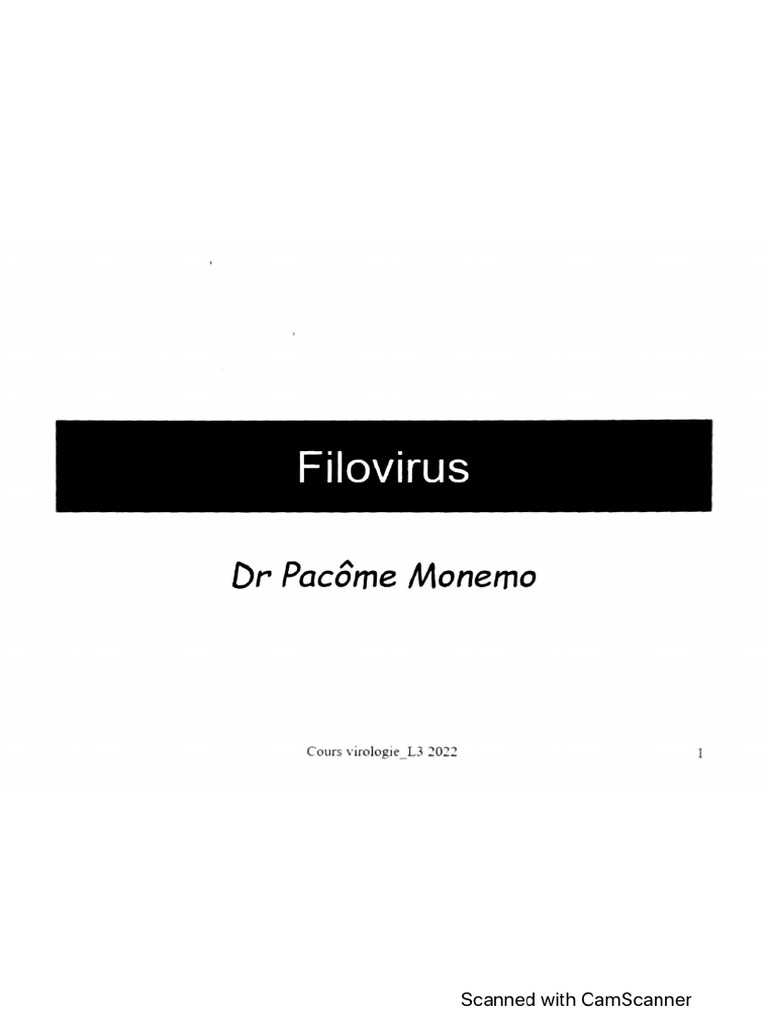 Filovirus | PDF
