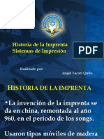 Historia de La Imprenta