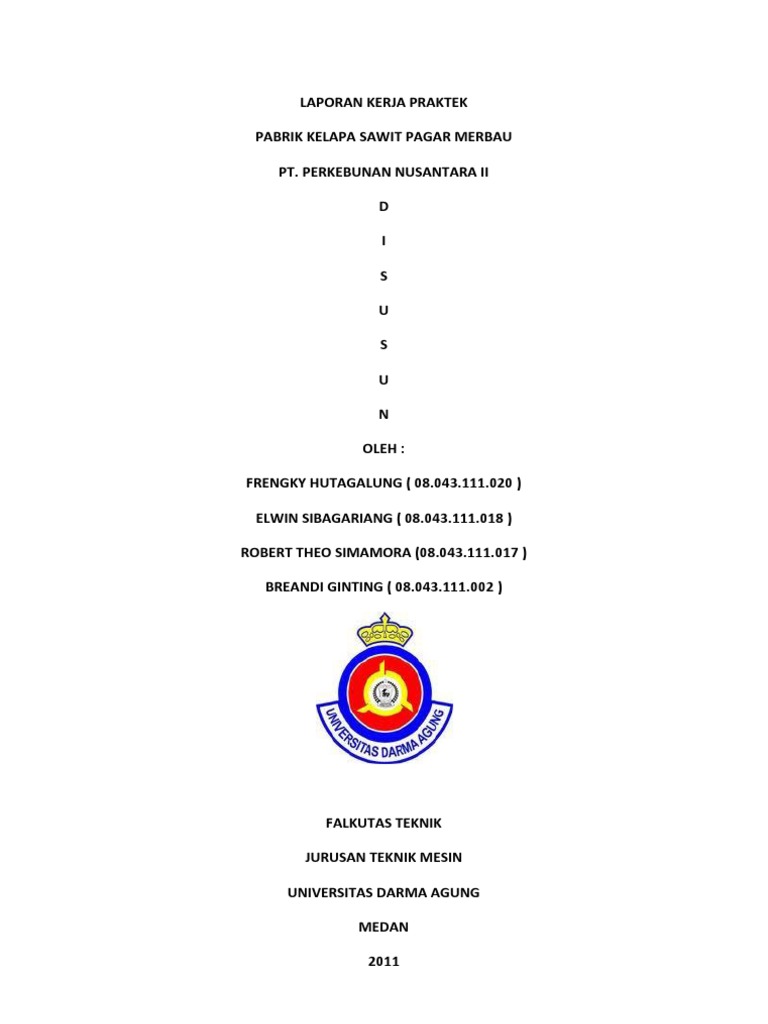 Laporan Pkl