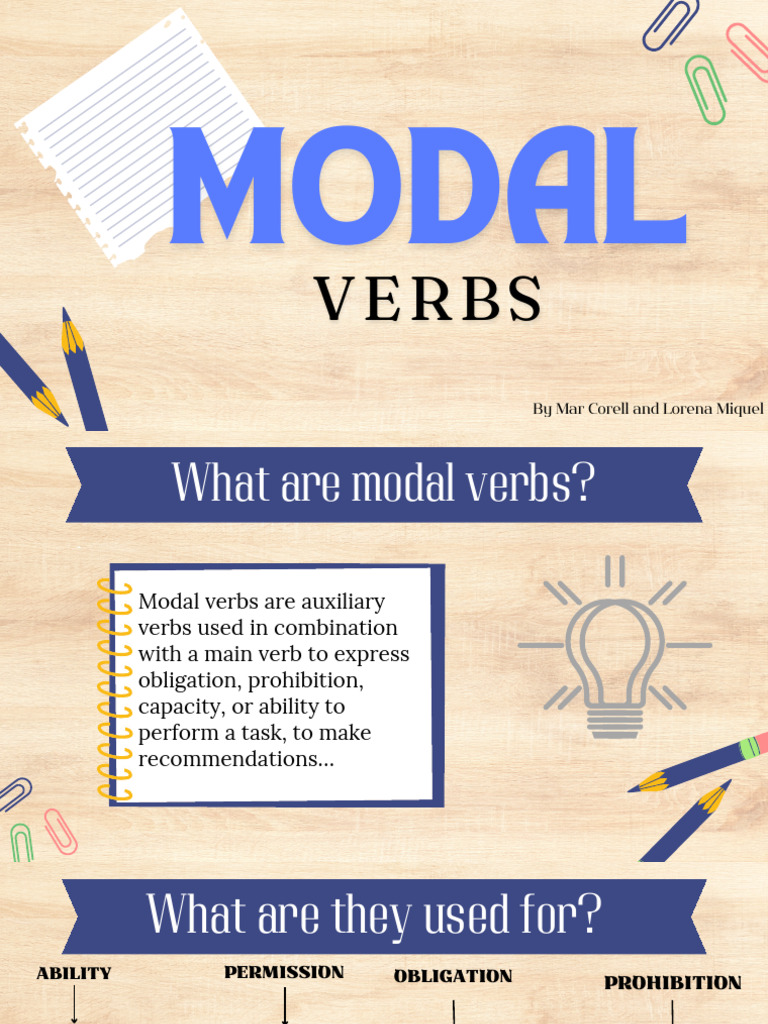 Understanding Modal Verbs: Usage Guide | PDF | Verb | Syntax