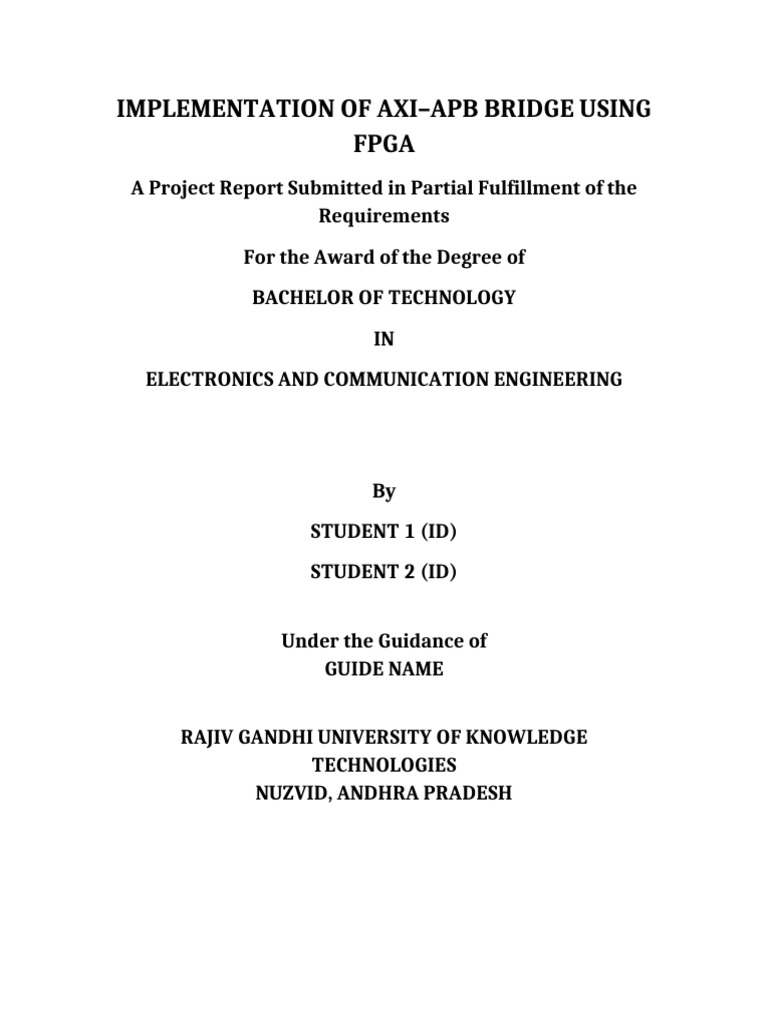 Axi Apb Full 40 Page Matched | PDF | Field Programmable Gate Array ...