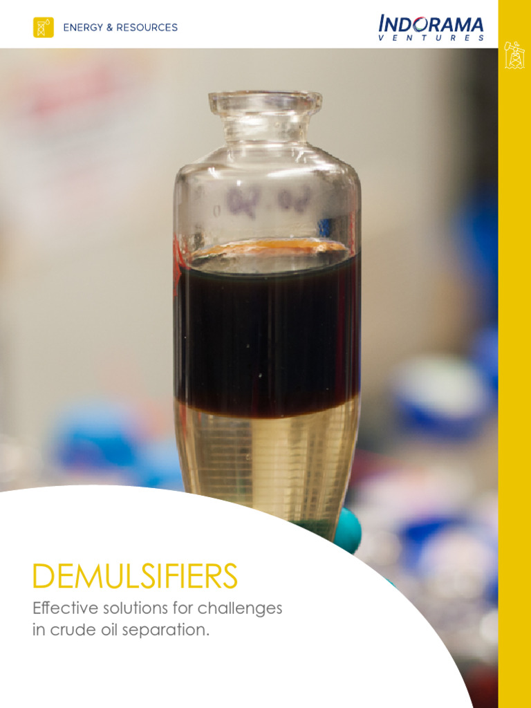Crude Oil Separation Solutions Guide | PDF | Emulsion | Liquids