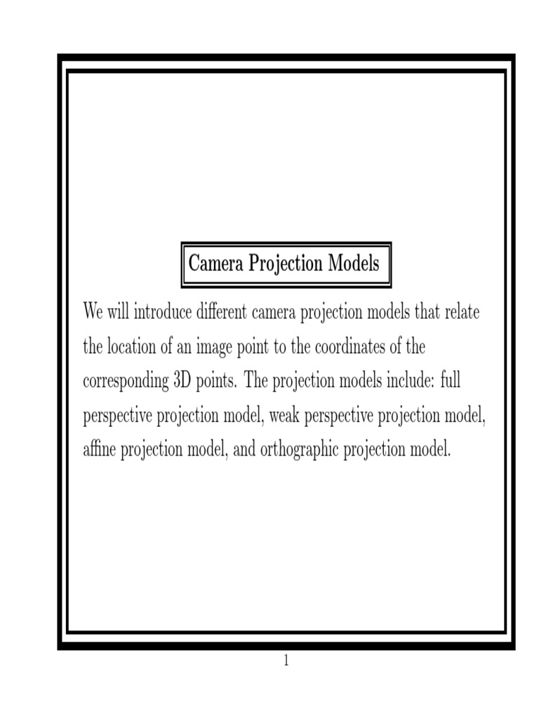 Perspective Geometry2 | PDF | Image Processing | Vision