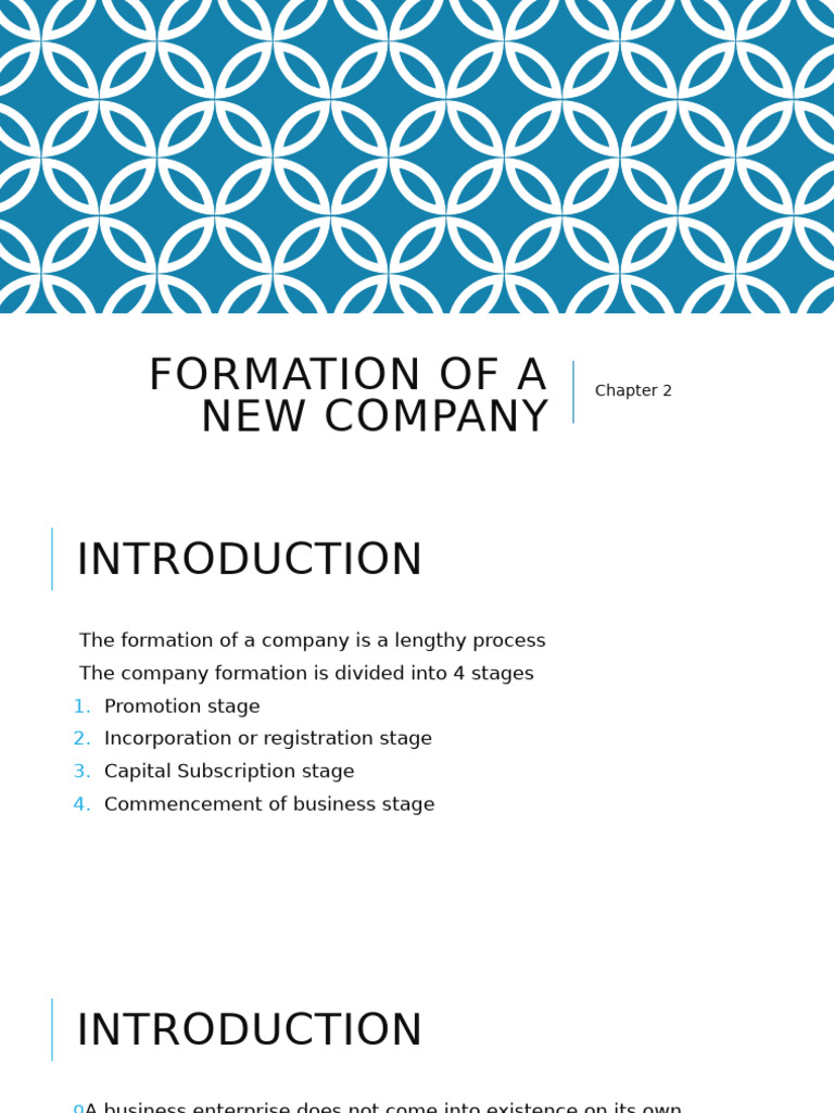 Steps for Company Formation Process | PDF | Articles Of Association ...