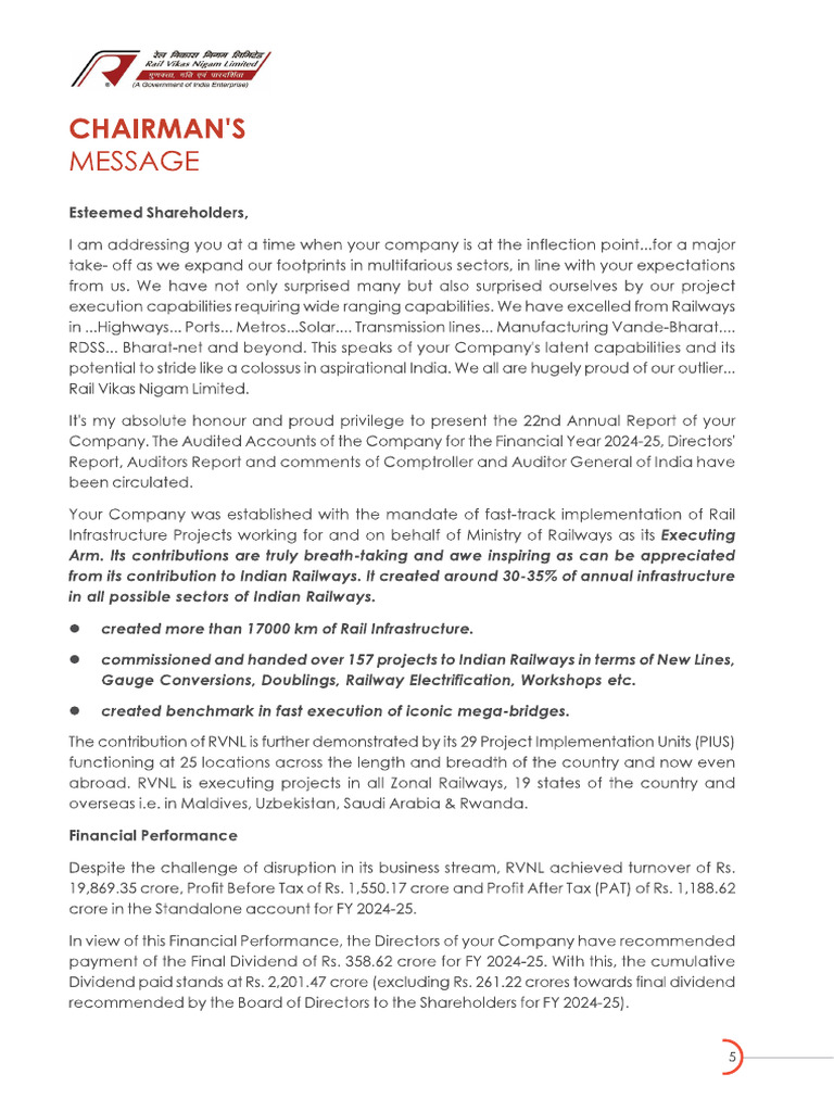 Chairman S Message | PDF