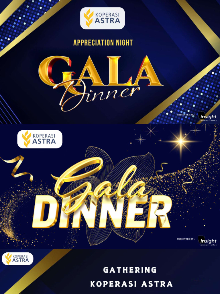 Proposal Gala Dinner Koperasiastra 1224 | PDF