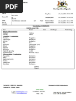 Urinalysis Laboratory Report Form | PDF